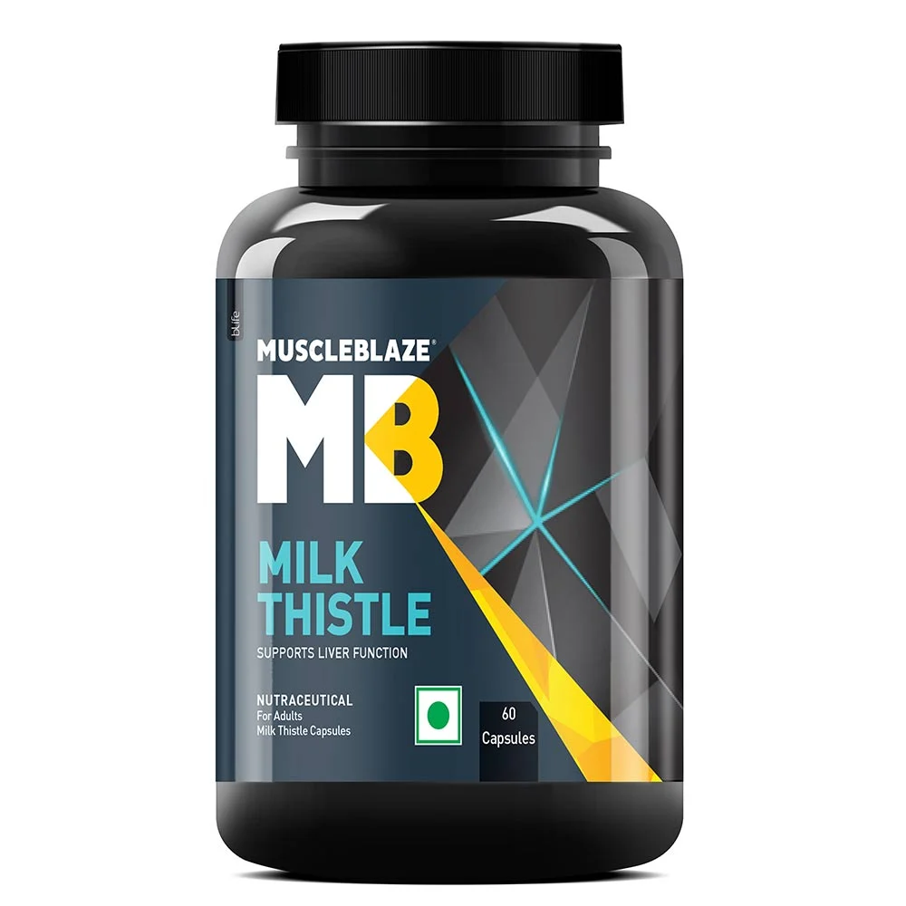MB MuscleBlaze Milk Thistle, 60 capsules